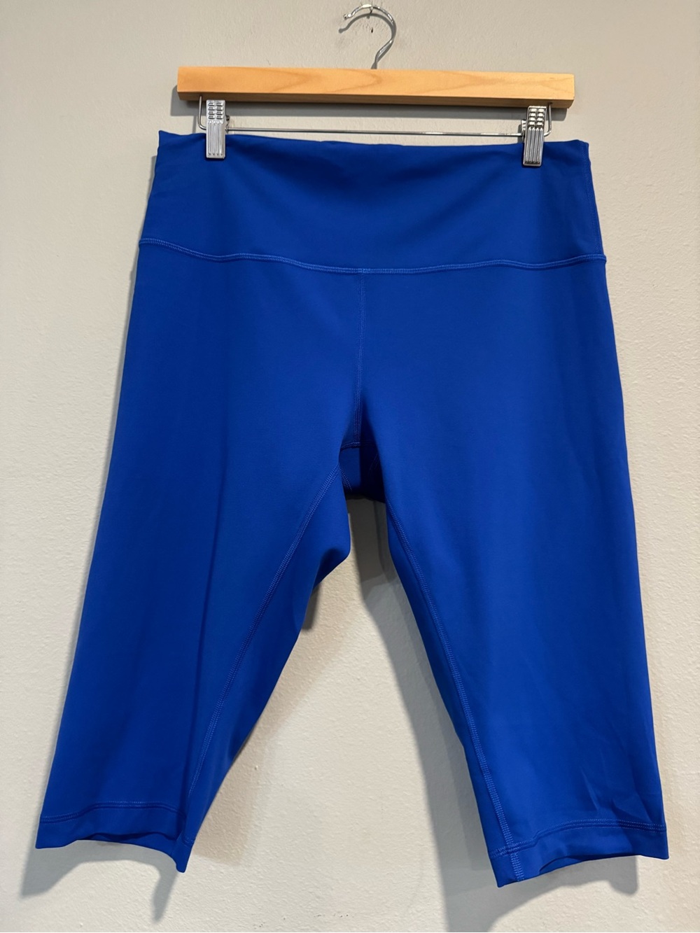 Lululemon Wunder Train High Rise Crop 15” Cobalt Blue 14